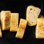 Tamagoyaki, a Japanese style rolled omelette.