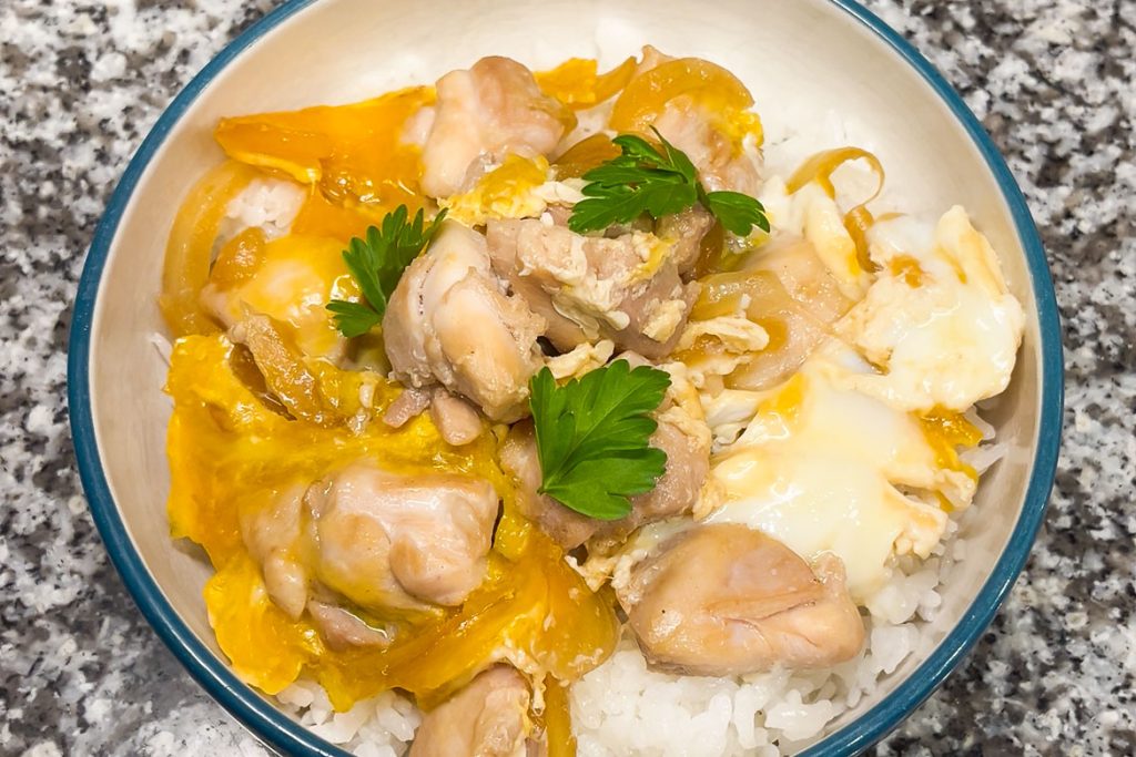 Classic Oyakodon (Japanese Chicken and Egg Rice Bowl)