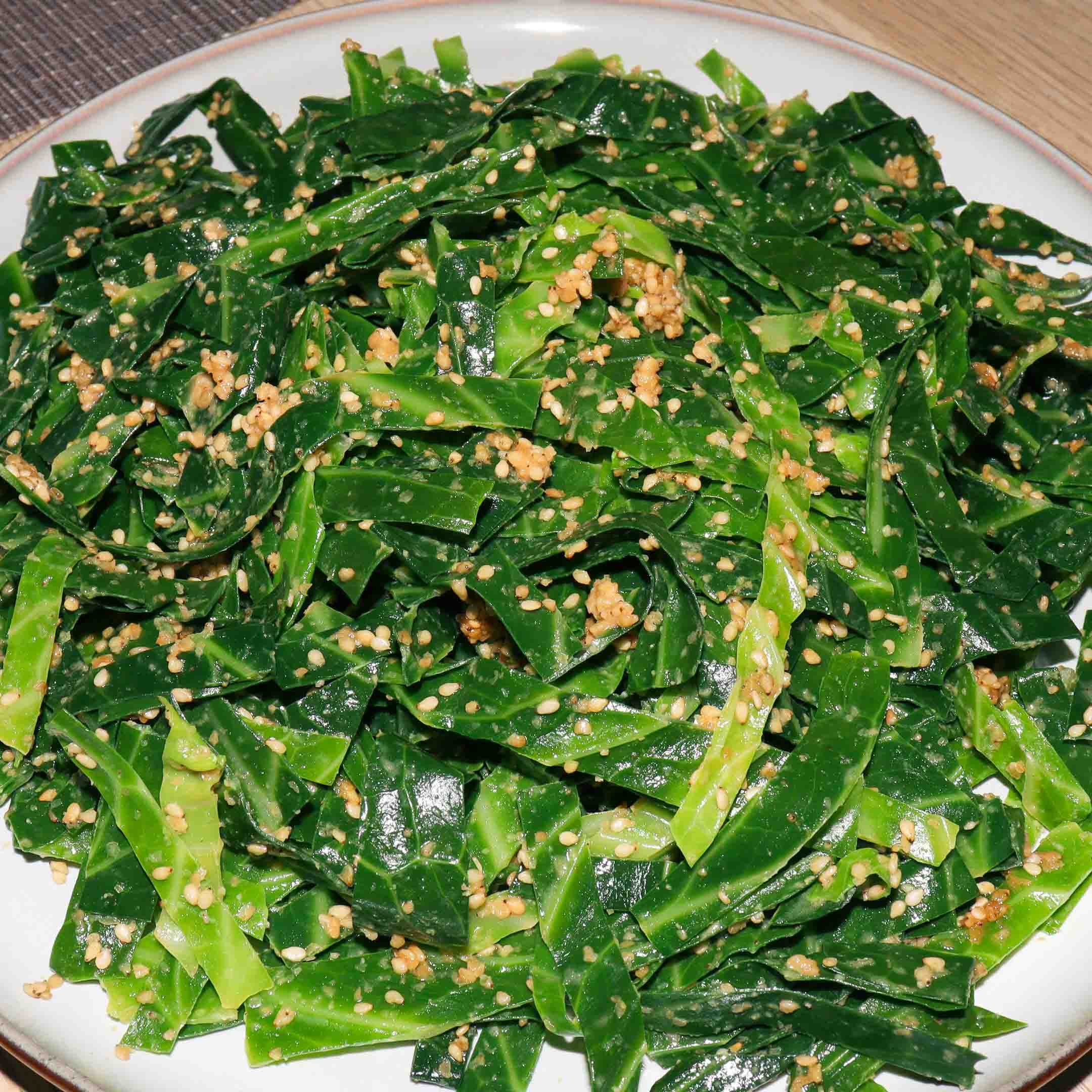 Spring Greens Examples Goma-ae Spring Greens (Sesame Spring Greens)